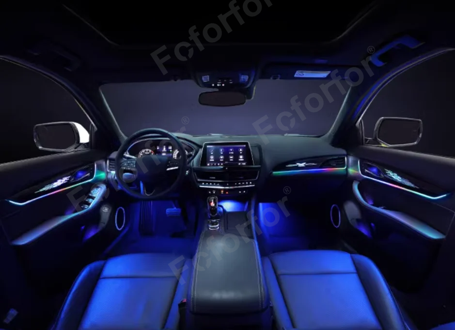 Decor Lighting India - 車の計器盤用アンビエントライト,キャデラック,ダッシュボードディスプレイ,ヘッドユニット,室内灯,装飾ライト,ct4,ct5,xt4,xt5,xt6