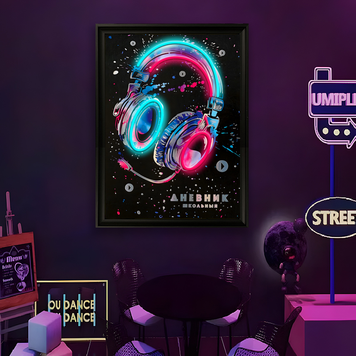 USB電源LEDネオンライト面白い壁画アートポスターホームミ - Wall Decor Lighting のレビューと価格