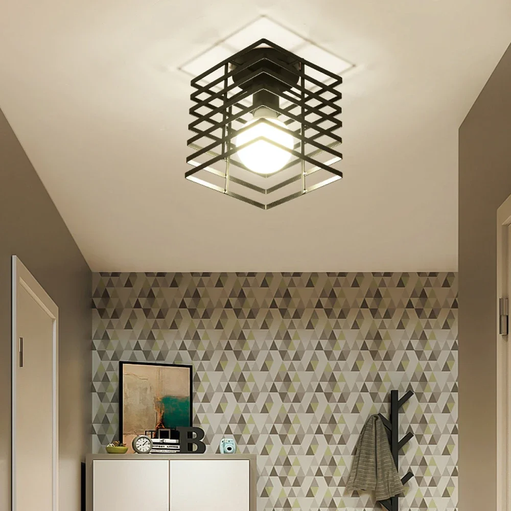 ヴィンテージ鉄シーリングライトリターン廊下玄関小さな天井ラン - Decor Lighting Returns のレビューと価格