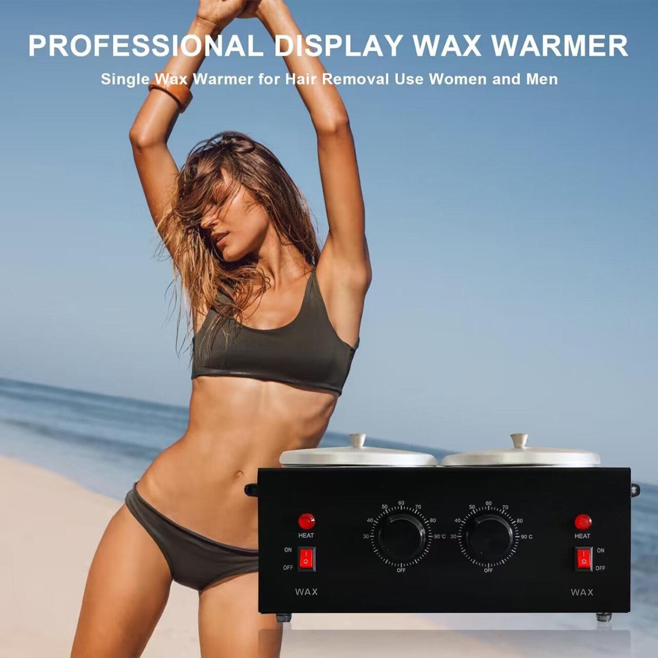プロの電気ワックスヒーター,デュアルワックスポット,ワックス - Wax Melter Electric のレビューと価格