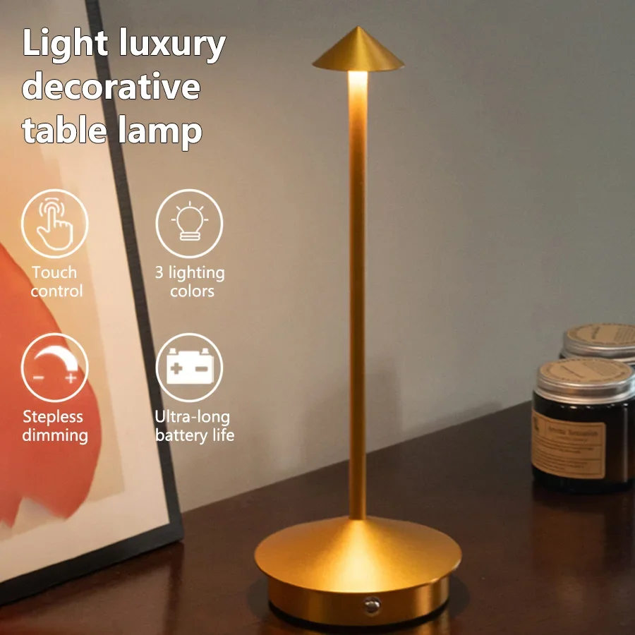 充電式 LED テーブルランプタッチデスクトップナイトランプ - Colour Changing Bulb のレビューと価格