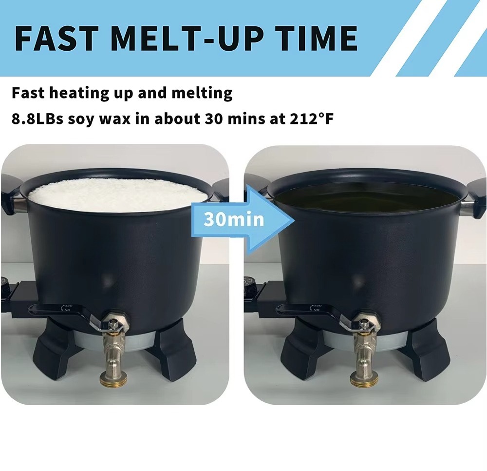 ドンタレン 5L 電気キャンドル溶解ポット ノンスティック  - Wax Melter Electric のレビューと価格