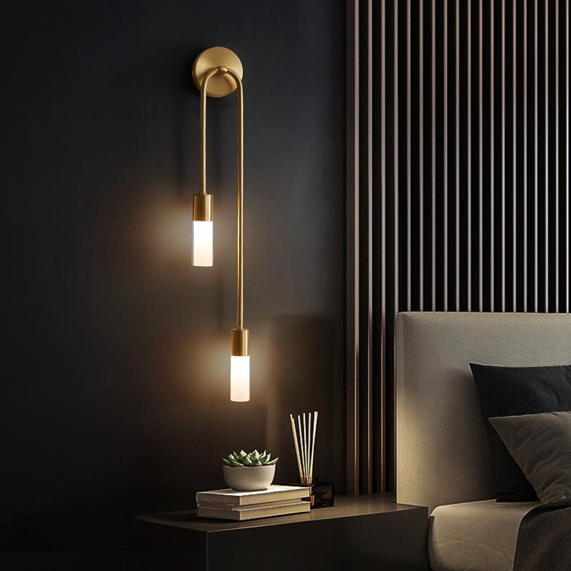 レトロ背景リビングルーム通路寝室ランプベッドサイド北欧クリエ - Wall Decor Lighting のレビューと価格