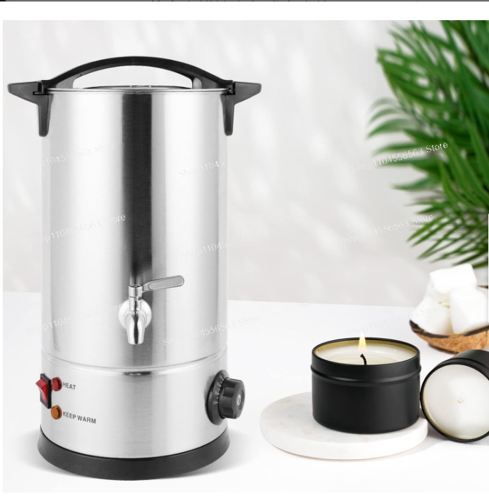 大容量電気ワックス溶解ポット、キャンドル作り用、速い注ぎ口付 - Wax Melter Electric のレビューと価格