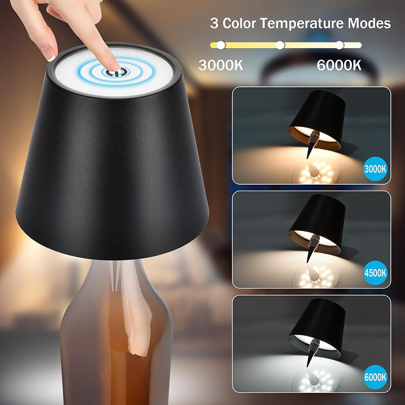 ワイヤレスタッチコントロールテーブルランプ,無段階調光ナイト - Colour Changing Bulb のレビューと価格