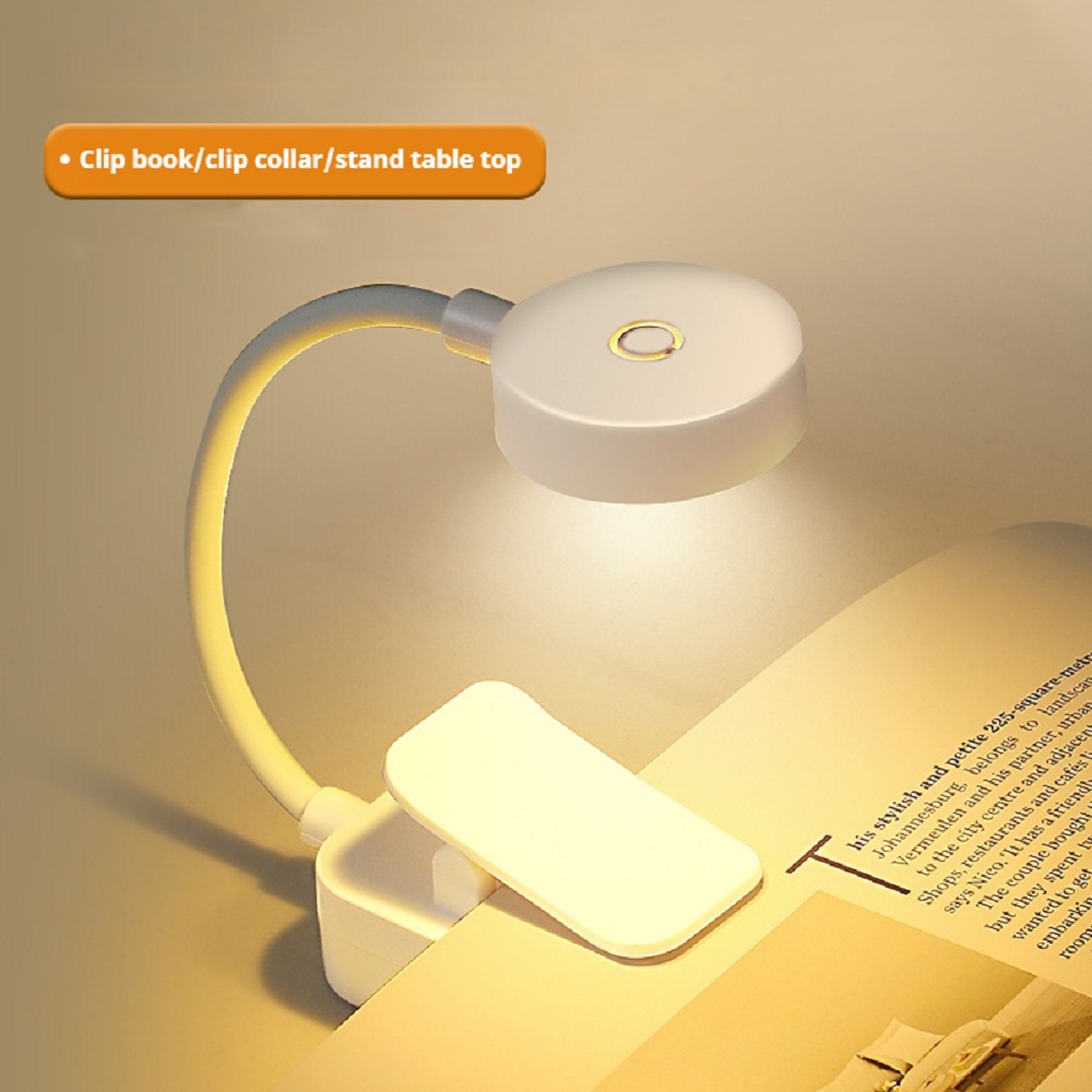 ミニクリップブックランプ LED テーブルランプ目の保護 3 - Colour Changing Bulb のレビューと価格