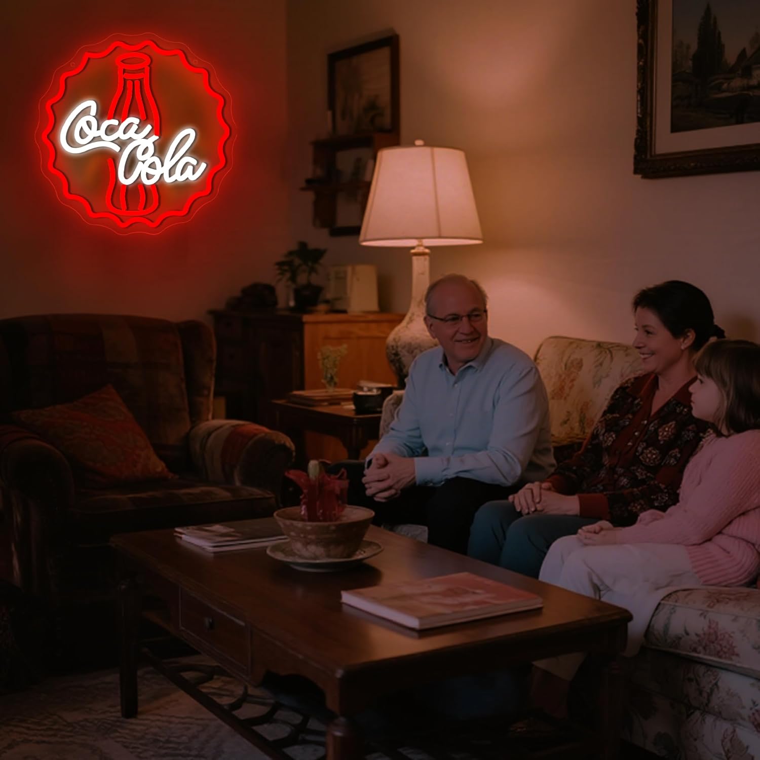 コーラネオンサインアートウォールライトUSB LEDネオンラ - Wall Decor Lighting のレビューと価格
