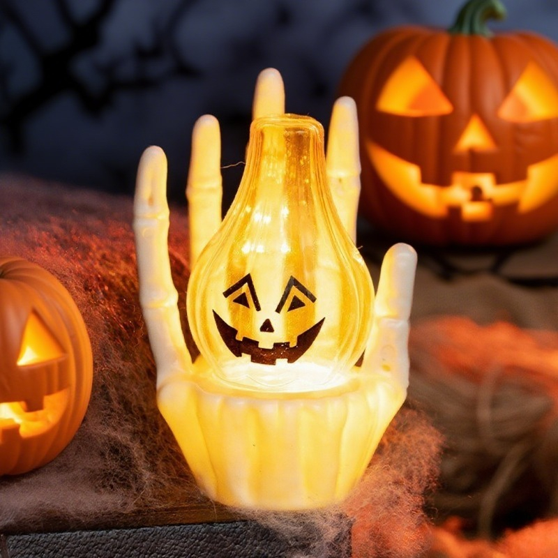 1-10 個ハロウィンパーティーテーブル装飾小道具カボチャラ - Lighting Decor For House のレビューと価格