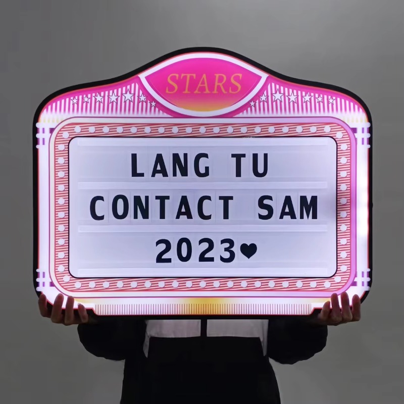 プレミアムカスタムLEDリカーディスプレイスタンド、カスタム - Light Up Letters Marquee のレビューと価格