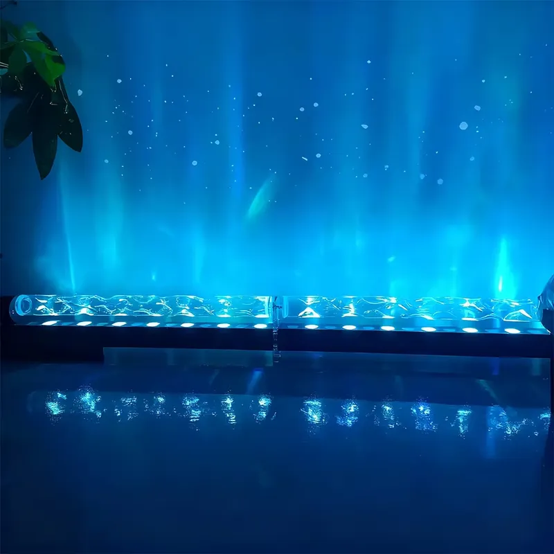 スマート3Dウォールウォッシュ炎投影ライト、水波紋雰囲気ラン - Wall Decor Lighting のレビューと価格