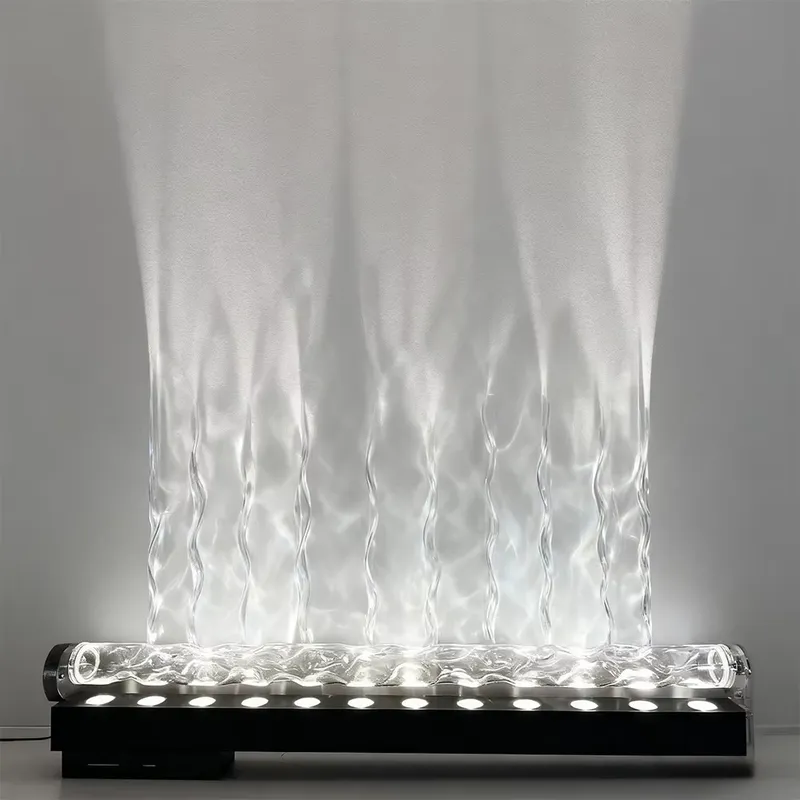 スマート3Dウォールウォッシュ炎投影ライト、水波紋雰囲気ラン - Wall Decor Lighting のレビューと価格