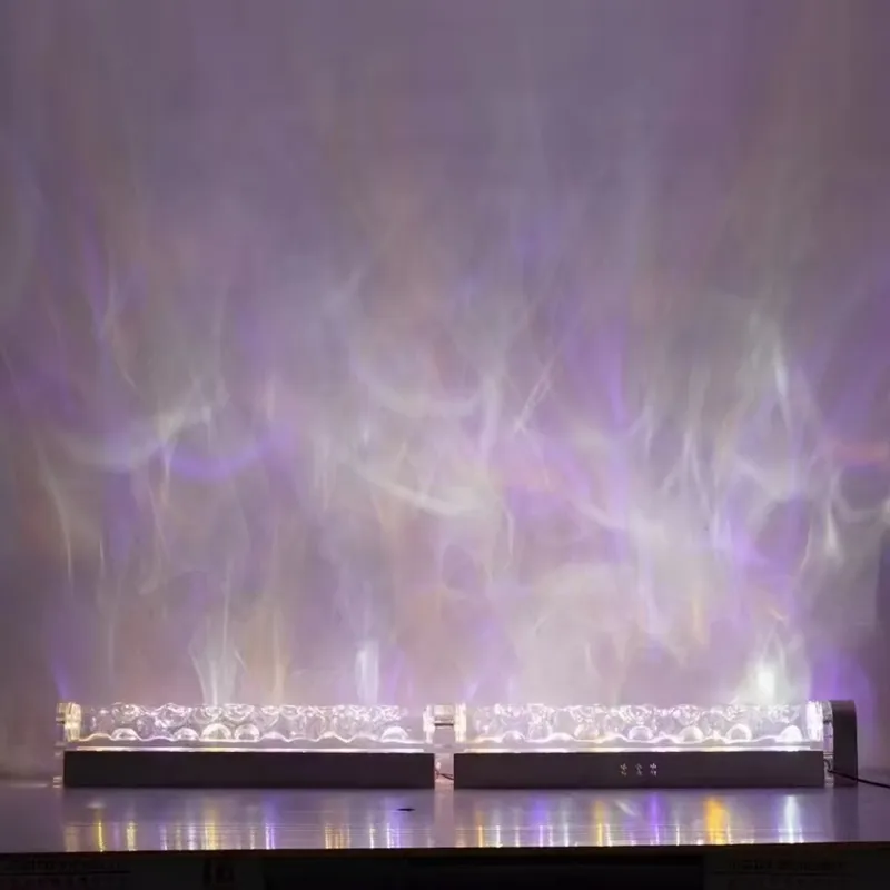 スマート3Dウォールウォッシュ炎投影ライト、水波紋雰囲気ラン - Wall Decor Lighting のレビューと価格