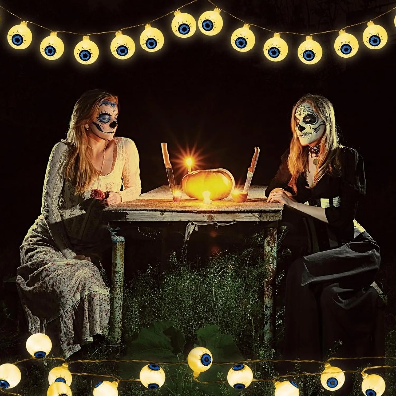 1-5 個ハロウィン新作カボチャバット LED ストリングラ - Lighting Decor For House のレビューと価格