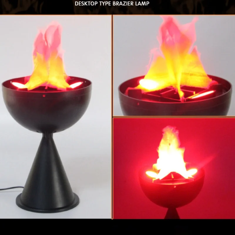 3Dフェイクフレームランプシミュレーション火鉢装飾電気炎ライ - Lighting Decor For House のレビューと価格