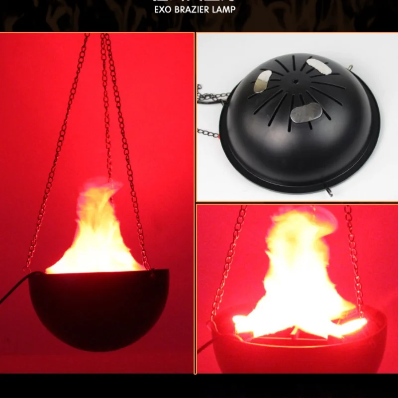 3Dフェイクフレームランプシミュレーション火鉢装飾電気炎ライ - Lighting Decor For House のレビューと価格