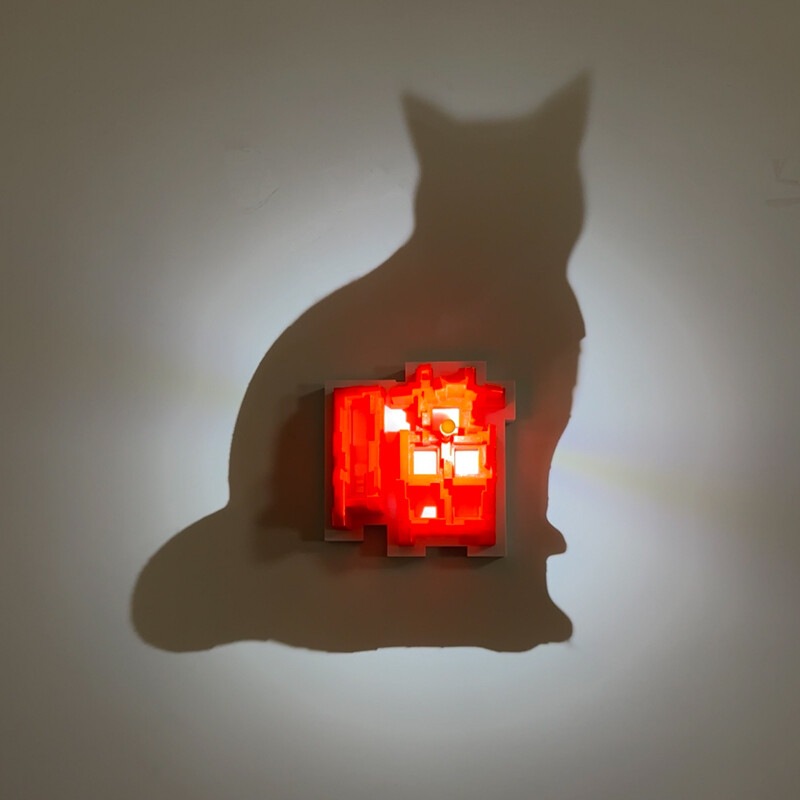 ドロップシッピング 3Dライトシャドウナイトライト アンビエ - Wall Decor Lighting のレビューと価格