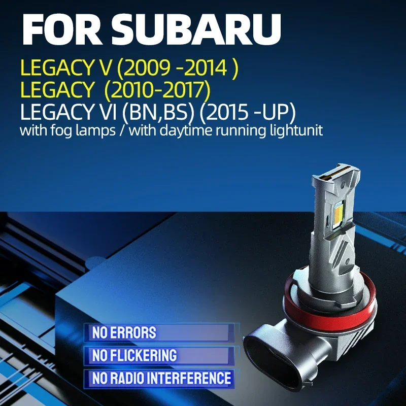 2 個車の LED フロントフォグランプ電球デュアルカラース - Colour Changing Bulb のレビューと価格
