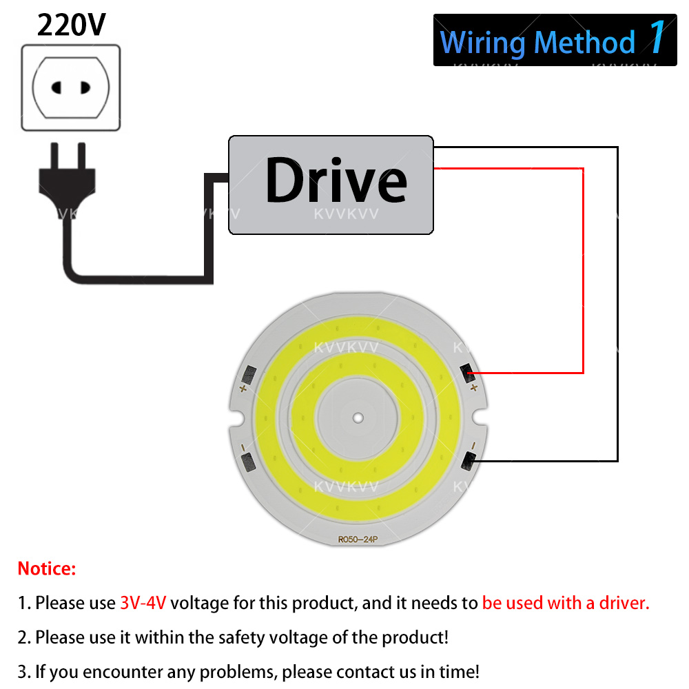 3V 4V丸型COB LEDランプ部品 3.7V電球 DIY - Lighting Decor For House のレビューと価格