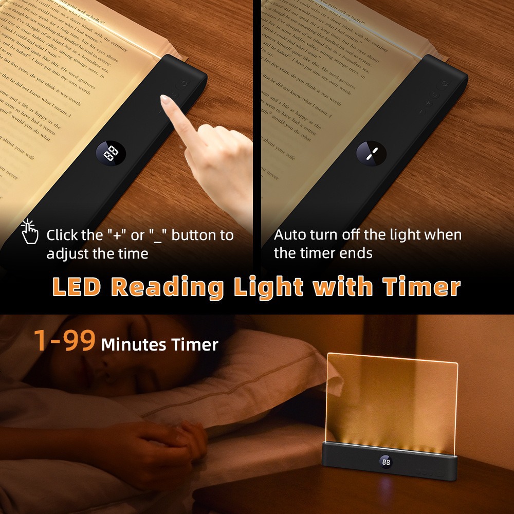 スマートLED読書灯、夜間用ブックライト、3色とタイマー付き - Colour Changing Bulb のレビューと価格