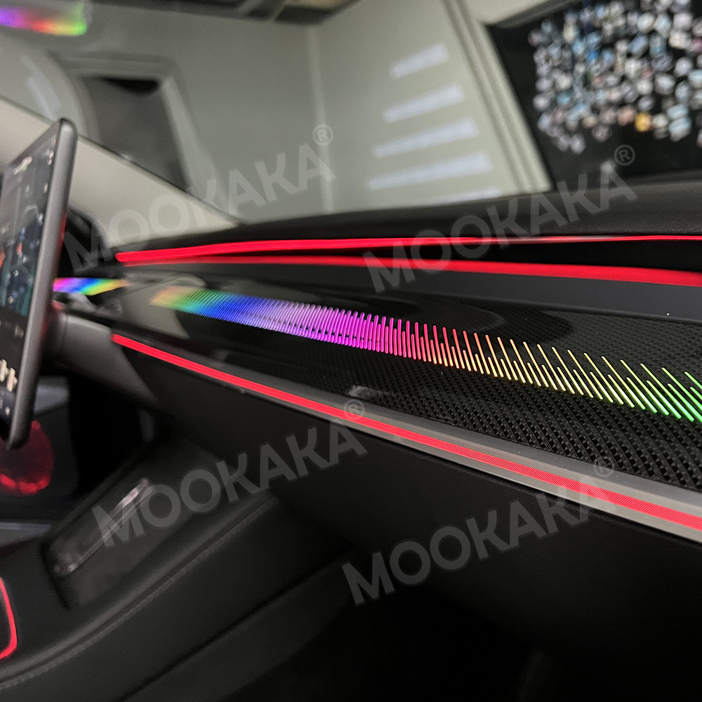 テスラ モデル3 Y 車用アンビエントライト Android - Decor Lighting India のレビューと価格