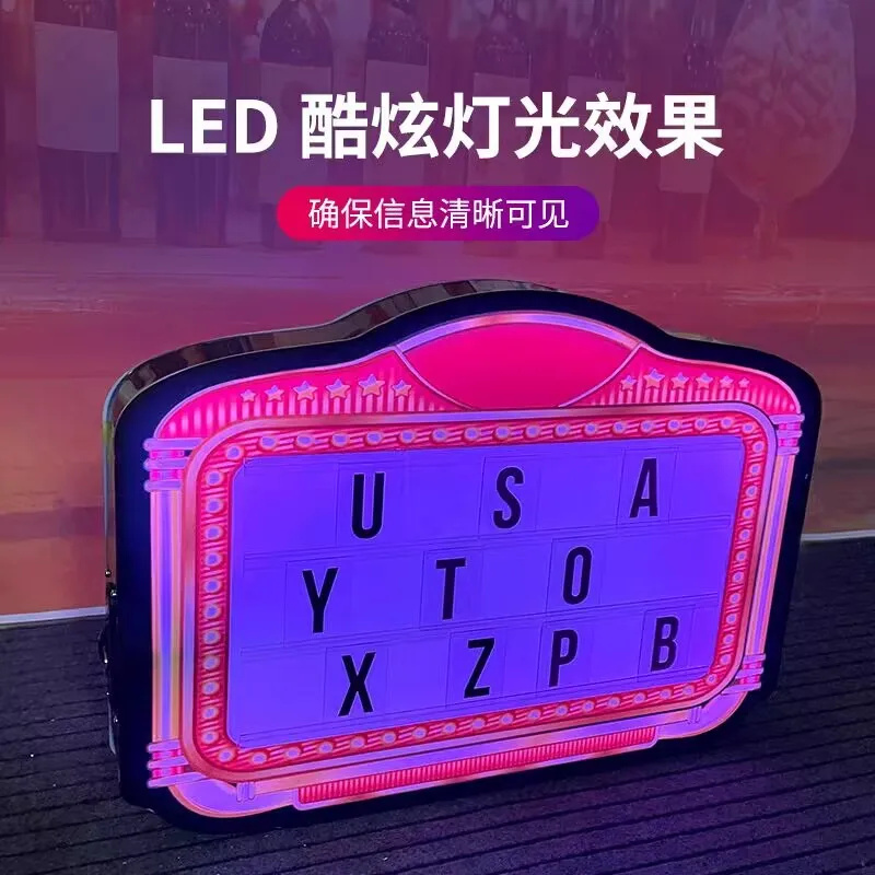 カスタムナイトクラブサインレターメッセージボードLEDクラシ - Light Up Letters Marquee のレビューと価格