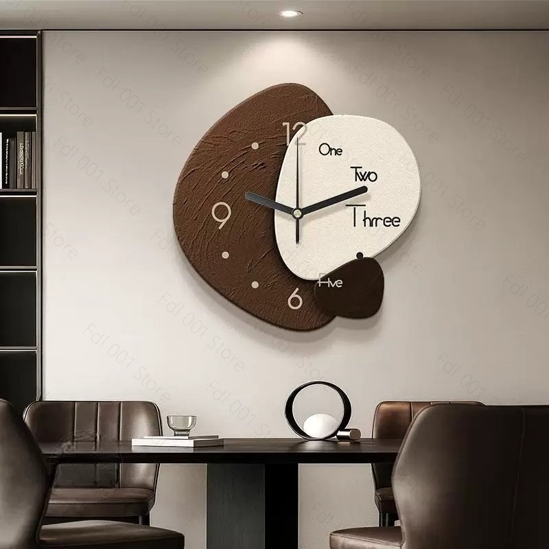 ライトラグジュアリー時計 ハウス テレビ背景壁装飾画 リビン - Lighting Decor For House のレビューと価格
