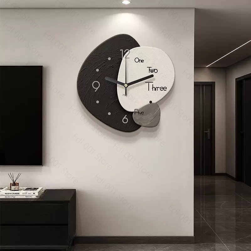 ライトラグジュアリー時計 ハウス テレビ背景壁装飾画 リビン - Lighting Decor For House のレビューと価格