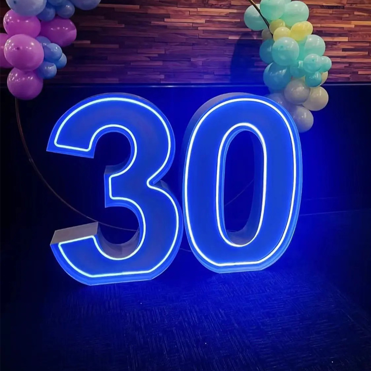 発光ダイオードRGBネオンライトアップ大型文字4フィートマー - Light Up Letters Marquee のレビューと価格