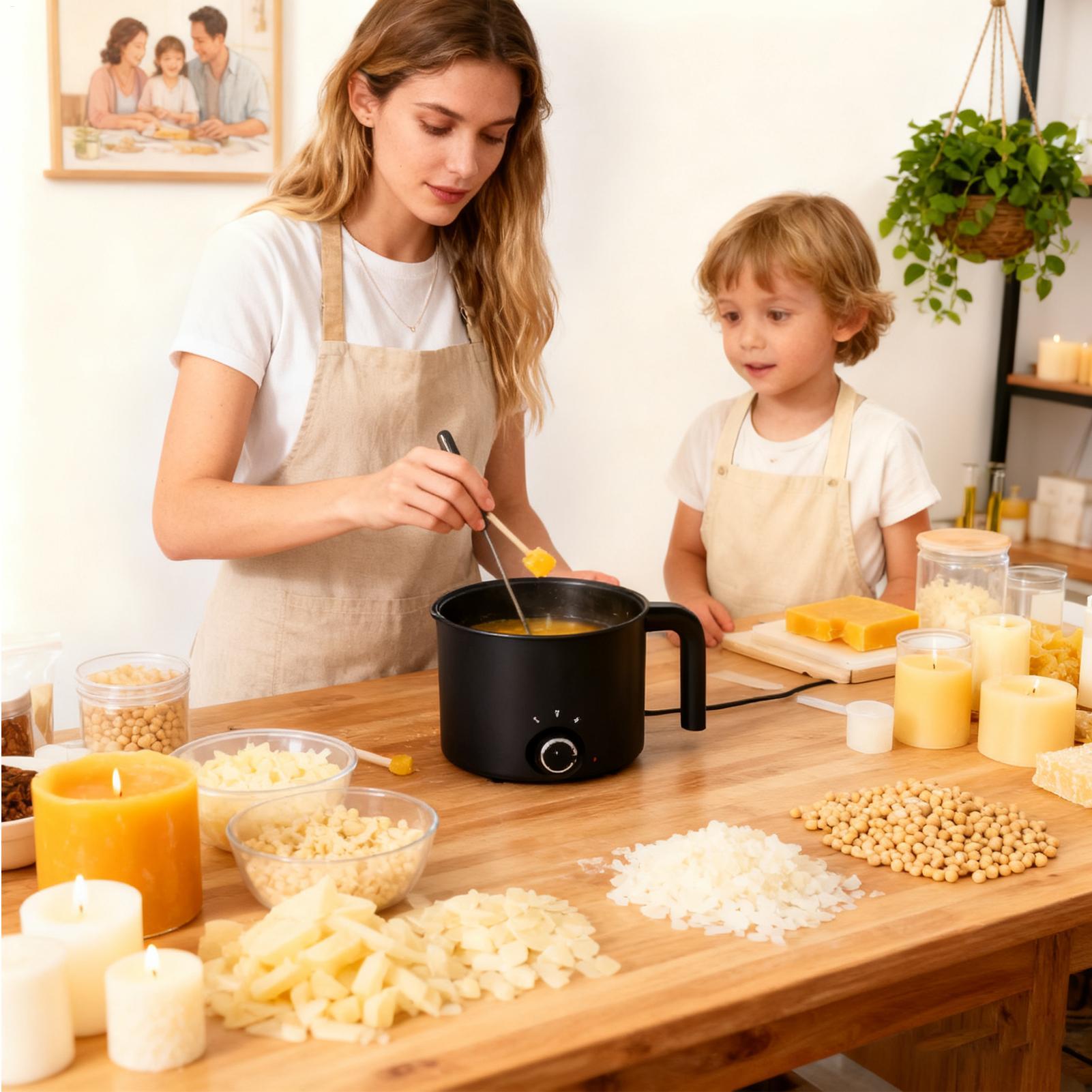 キャンドルワックスメルター 1.5L 電気耐熱ピッチャーワッ - Wax Melter Electric のレビューと価格
