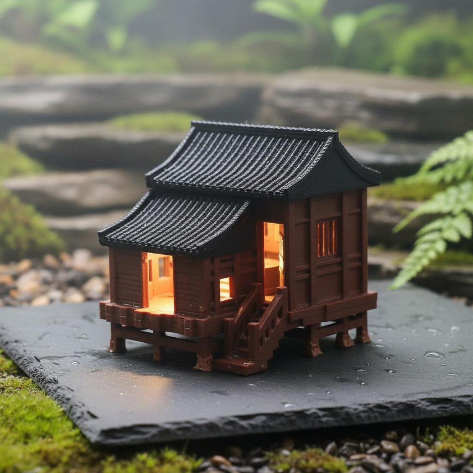 マイクロランドスケープハウス 古代建築 LEDライトアップ  - Lighting Decor For House のレビューと価格