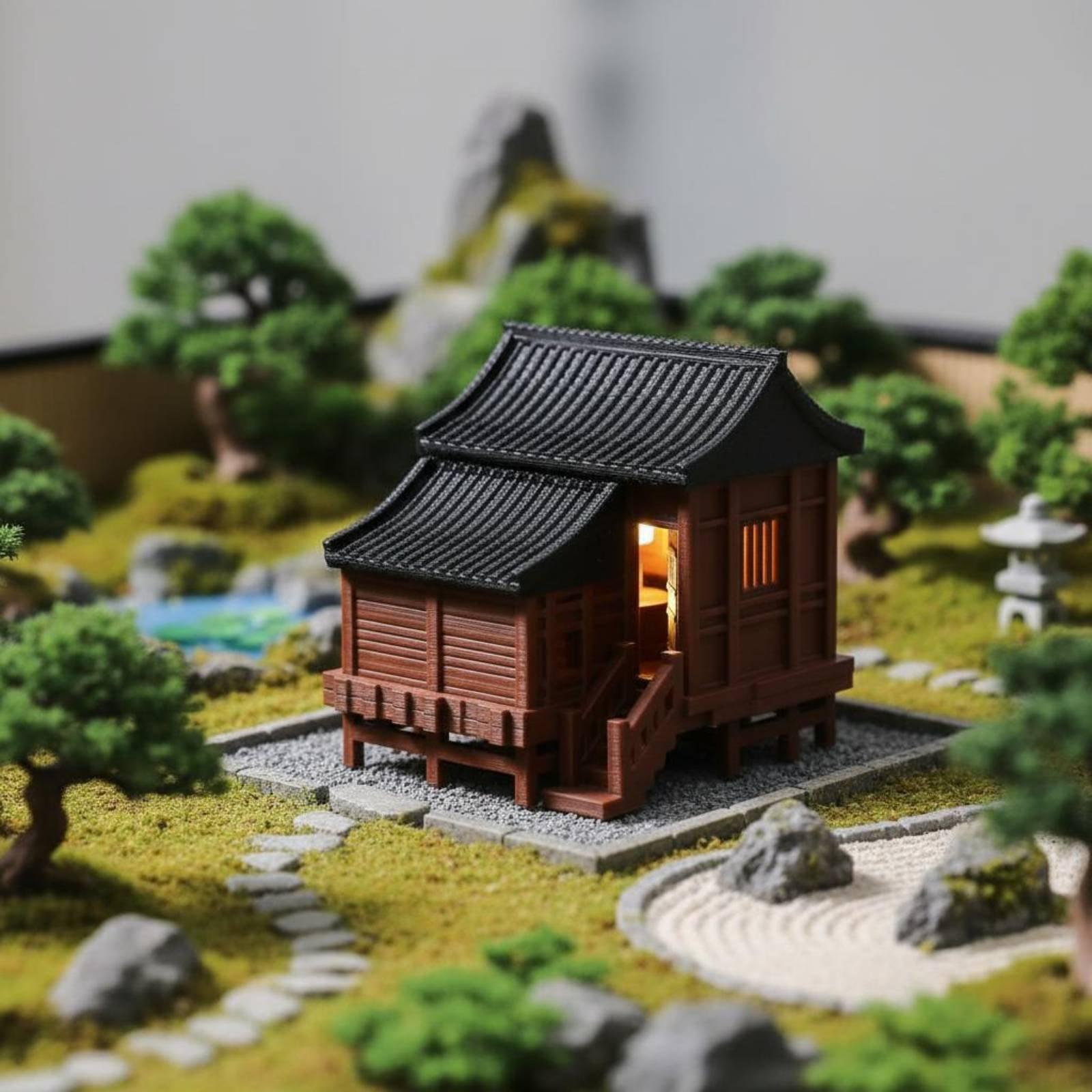マイクロランドスケープハウス 古代建築 LEDライトアップ  - Lighting Decor For House のレビューと価格